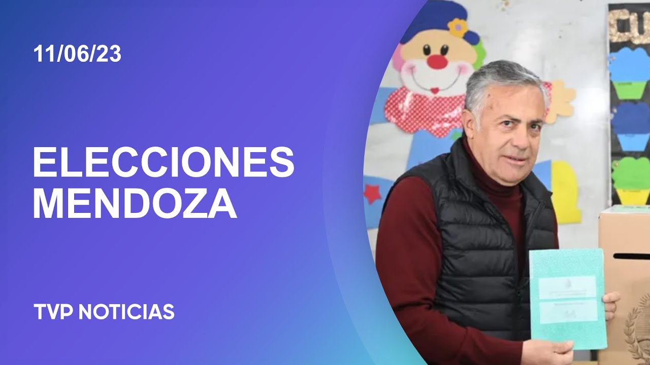 PASO en Mendoza: elige gobernador y vice