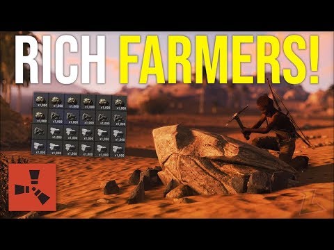 SURPRISE ATTACKED RICH FARMERS FOR EASY LOOT - Rust DUO Survival Gameplay (S9-E2)