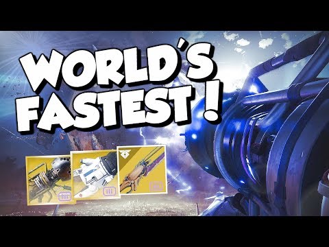 Zero Hour Speedrun World Record! in 8:18 (11:42 Left) Destiny 2