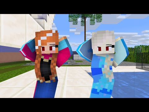 MONSTER SCHOOL : CHICKEN WING MEME ANNA AND ELSA - MINECRAFT ANIMATION