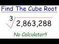 How To Find The Cube Root Of A Large Number
