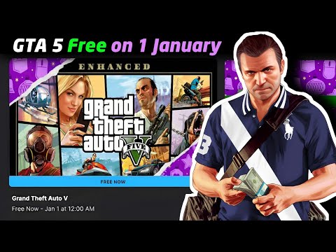 GTA 5 Free on Epic Games? 😱 (1st Jan Mystery Game)