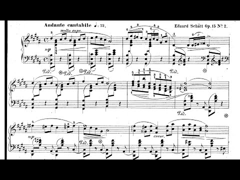 Eduard Schütt | Mélancolie, Op.15/2