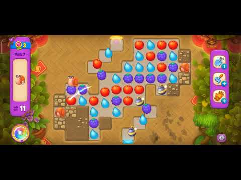 Gardenscapes level 9887 Super Hard level
