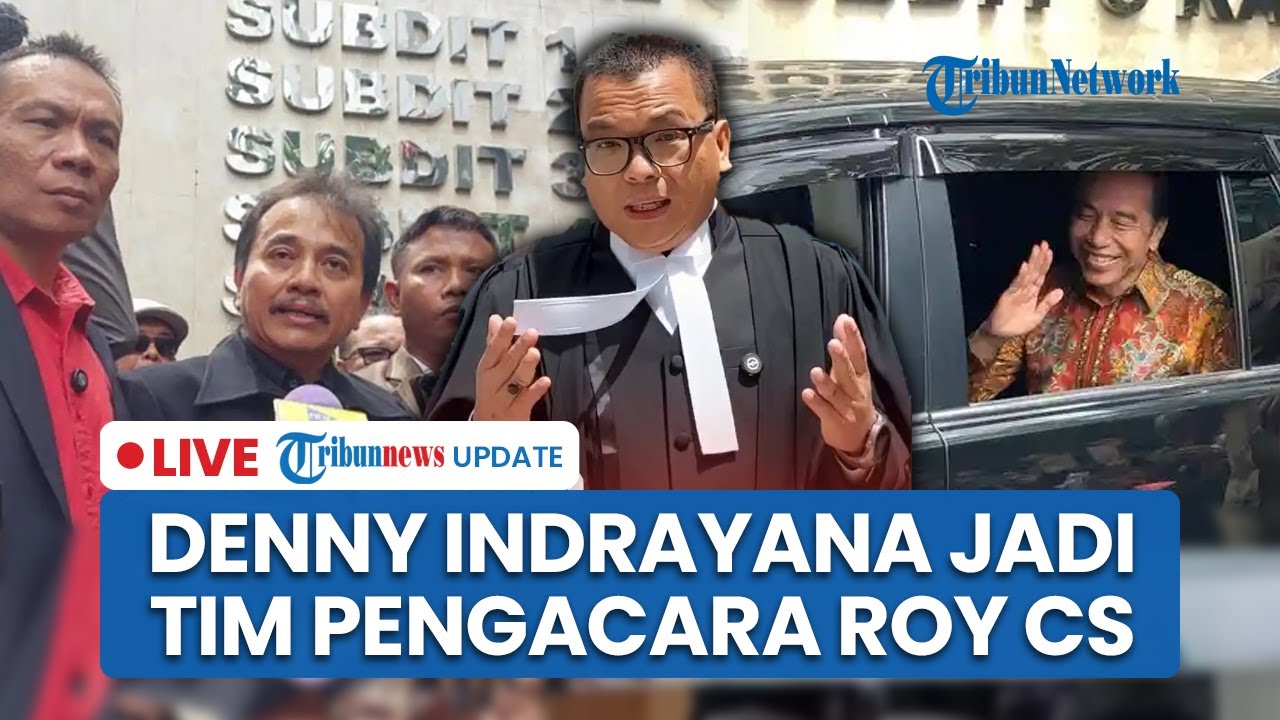 LIVE: Jadi Kuasa Hukum Roy Cs, Denny Indrayana Ungkit 'Dosa-dosa' Jokowi selain Dugaan Ijazah Palsu