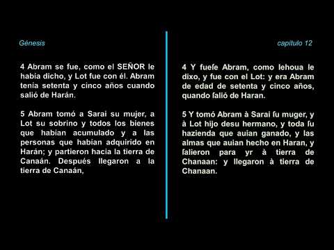 Génesis 12 (Biblia Hablada) Reina Valera 2015 / Biblia del Oso 1569