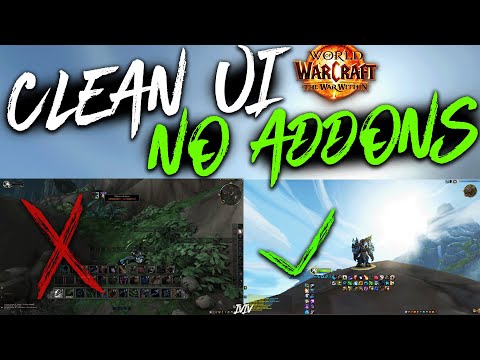 Clean UI Layout with Zero Addons (WoW 11.1) The War Within