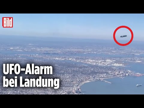UFO-Alarm in New York: Passagier filmt mysteriöses Objekt