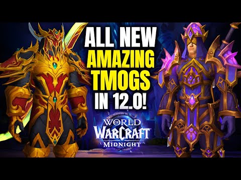 All New INSANE Transmogs Coming In Midnight - Prey, Trading Post, Outdoor & More! WoW Midnight 12.0