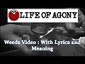 Life of Agony Weeds video with lyrics and meaning.