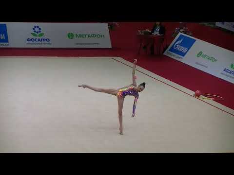 Trubnikova Daria (RUS) clubs  Moscow YOG Qualification 2018