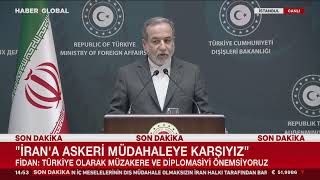 CANLI | İran Dışişleri Bakanı Arakçi ile Hakan Fidan Ortak Açıklama Yapıyor!