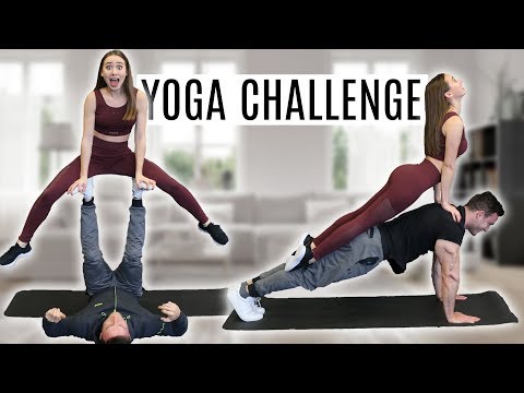 YOGA CHALLENGE with my boyfriend | Mega fail or yoga gurus?!