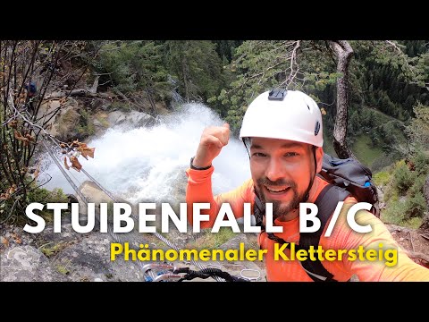 Steil und ausgesetzt: Stuibenfall Klettersteig im Ötztal, umhausen