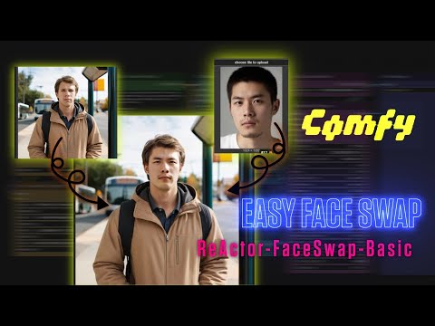 EASY FACE SWAP - ReActor FaceSwap in ComfyUI + workflow #comfyui #stablediffusion #aigenerated