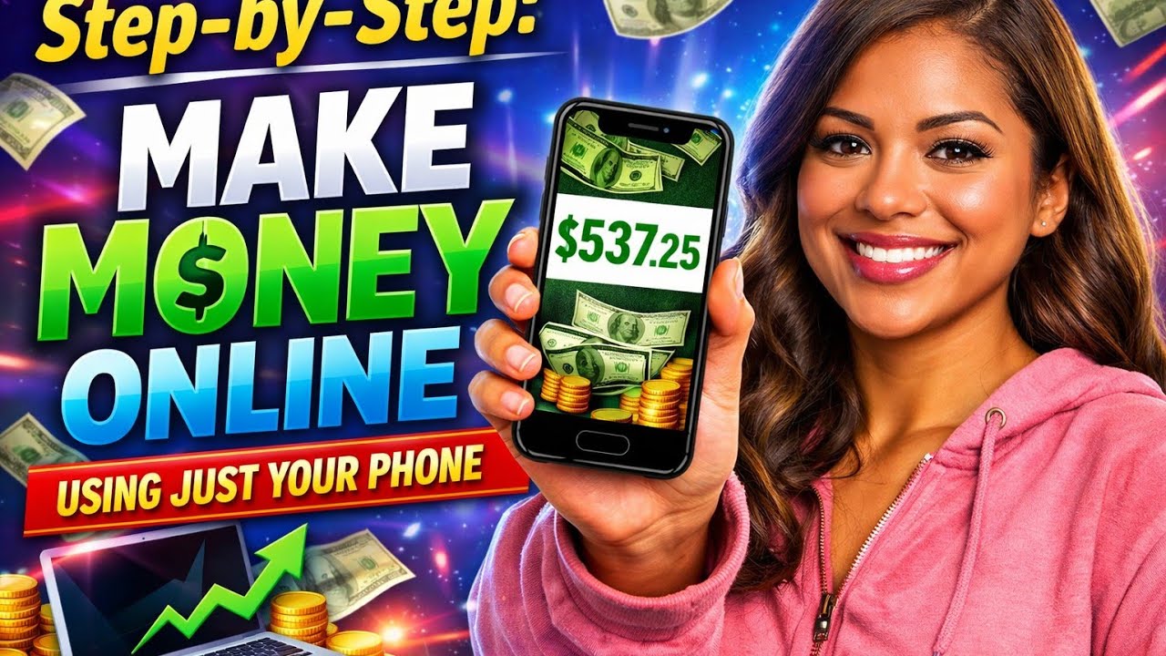 How I Make Money Online From My Phone (Beginner Friendly)