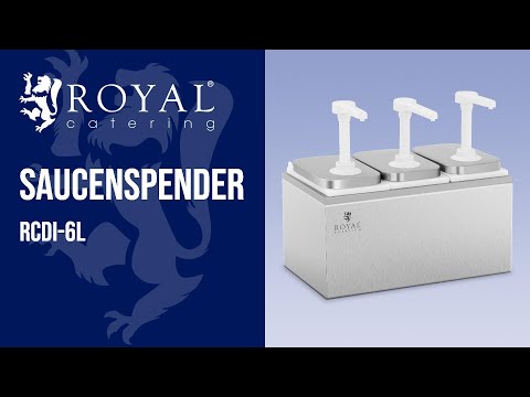 Video - Saucenspender - 3 Pumpen - 3 x 2 L