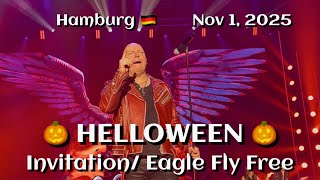 Helloween - Invitation / Eagle Fly Free @Barclays Arena, Hamburg, Germany 🇩🇪 Nov 1, 2025 LIVE HDR 4K