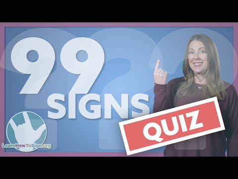ASL Phrases Quiz | Introductions | 99 Signs Part 1