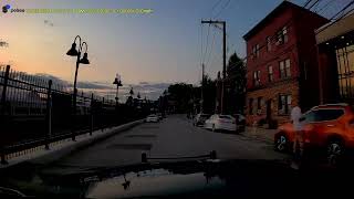 Annoying road cyclist police interceptor dash cam