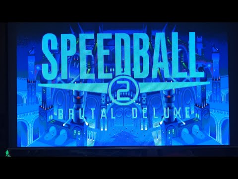 Playing Speedball 2 - Brutal Deluxe for the first time (Very Poorly😄) A500 Mini