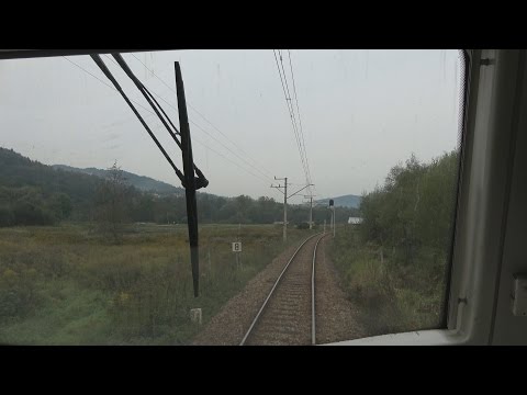 4K Cabview EN57-2013 Chabówka - Sucha Beskidzka + sound - 24.09.2016
