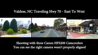 preview picture of video 'Valdese, NC - Tri-Cam Test - Tony Lee Glenn video idea'