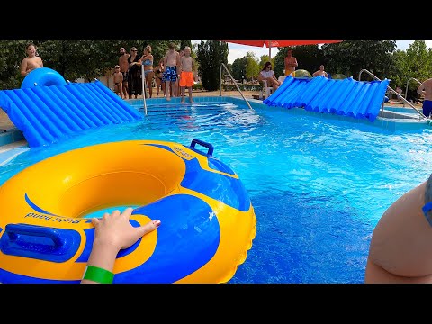 ⚫️ Black Hole Water Slide at Bogácsi Termálfürdő 🇭🇺
