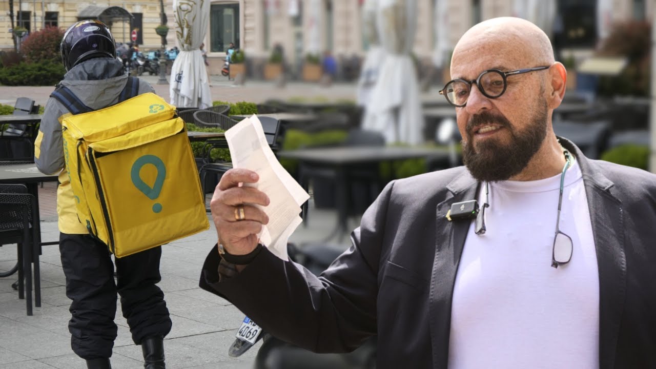 Livratorii de mâncare, trași pe dreapta de Piedone! Nereguli grave și amenzi colosale date de ANPC