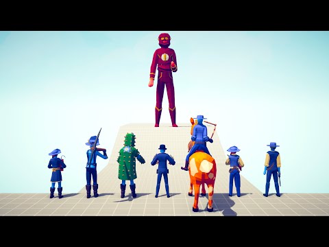 THE FLASH vs EVERY FACTION - Totally Accurate Battle Simulator TABS