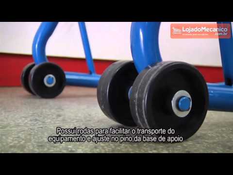 Cavalete para Suspensão Traseira para Motos de 600kg - Vídeo