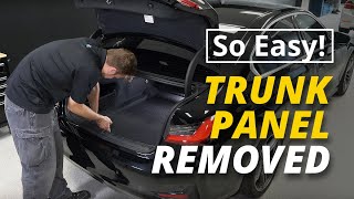 Trunk Panel Removal On BMW G20 – Step-by-Step Tutorial