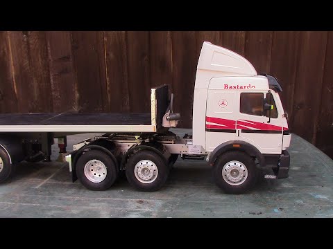 Tamiya Mercedes 6x2 twin steer Finished