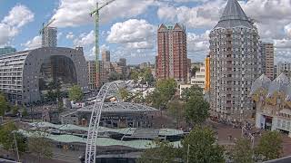 Live Stream - Rotterdam Blaak - Markthal, Kubuswoningen en Binnenrotte