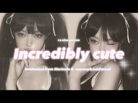 𝘾𝙪𝙩𝙞𝙚 ты такая милашка, самый комфортный человек в моей жизни! | саблиминал ft. @nazzar_vi