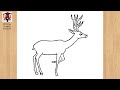 View 23 Antlers Deer Drawing