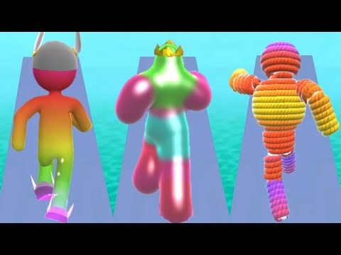 GIANT RUSH vs BLOB RUNNER 3D vs ROPE-MAN RUN - Triple Game
