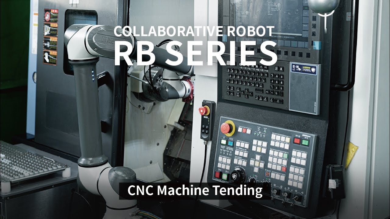Collaborative Robot RB Series Application – CNC Machine Automation Process