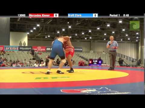 B Division 130KG - Mercedes Kinner vs. Brett Clark