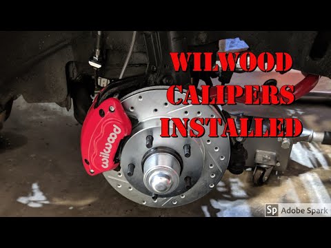Wilwood Brake Calipers Installed 82-92 Camaro Third gen