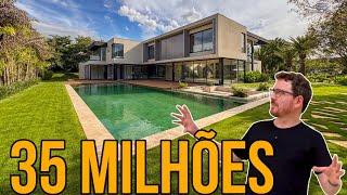 MANSÃO nova e CONTEMPORÂNEA em condomínio com PRAIA COM ONDAS 📍 Fazenda da Grama (Praia da Grama)