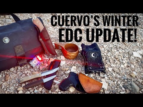 New Knives, Flashlight, Holster! Cuervo's Winter 2025 EDC Gear Update!