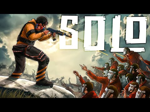 I CLAIMED a SNOW ISLAND next to a 25+ deep CLAN at FORCE WIPE - Rust Solo (Movie)