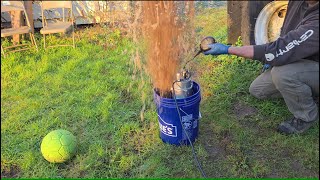 Giving this sewage pump the Bucket Test