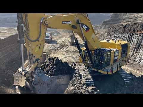 Caterpillar 6015B Excavator Loading Trucks With Two Passes - Sotiriadis Mining Works