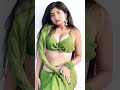 Hot Green Saree