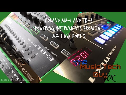 Powering Instruments from the Roland MX 1 USB Port 3 (Roland TB-3)