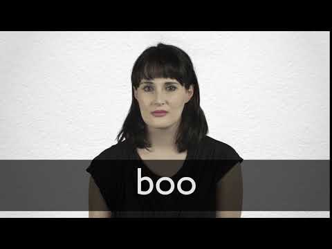 BOO definition and meaning | Collins English Dictionary