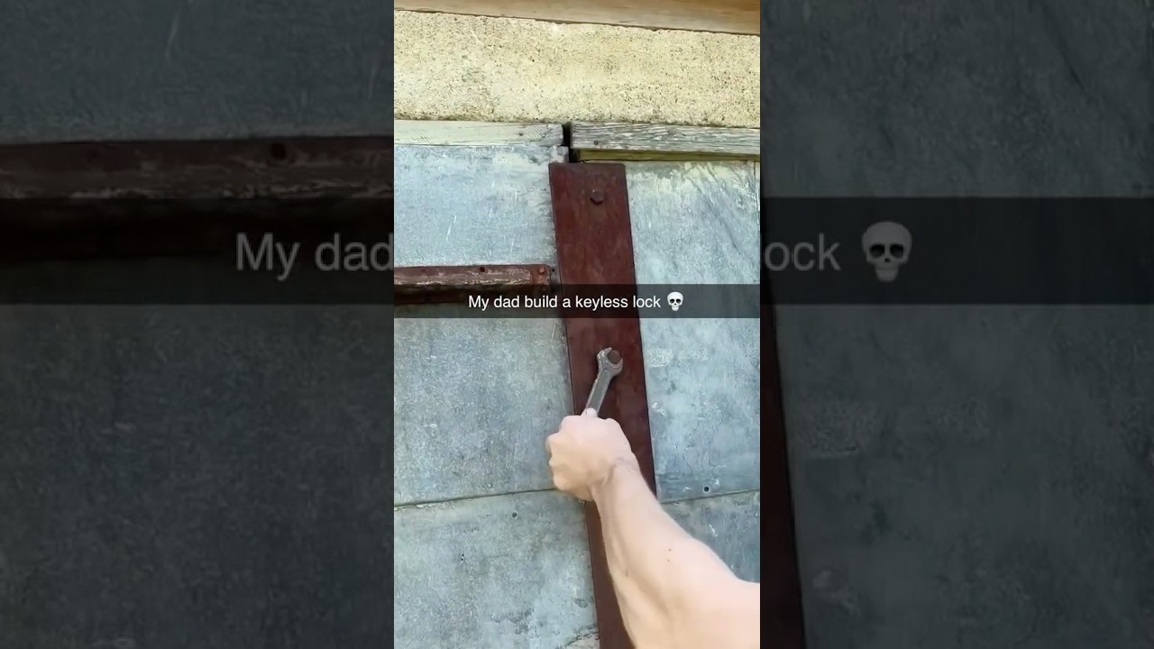 Man builds a keyless lock