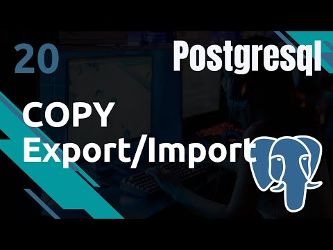 PostgreSQL 20 Commande COPY export et import personnalisés | tutos fr